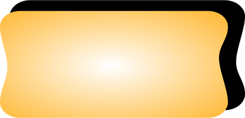 Vector graphics of yellow computer button