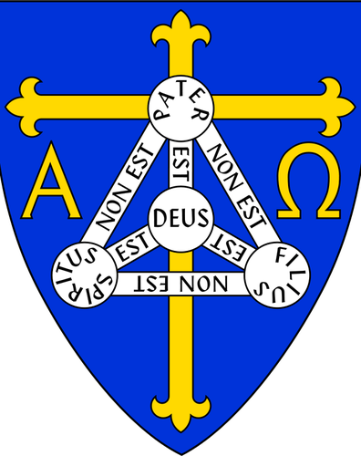 Grafika wektorowa herbu anglikaÅ„skiej diecezji Trinidad