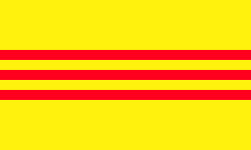 Flaga Socjalistycznej Republiki Wietnamu PoÅ‚udniowego