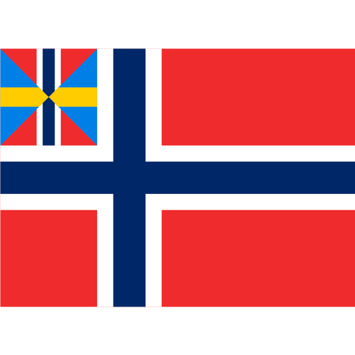 Bandeira norueguesa da UniÃ£o