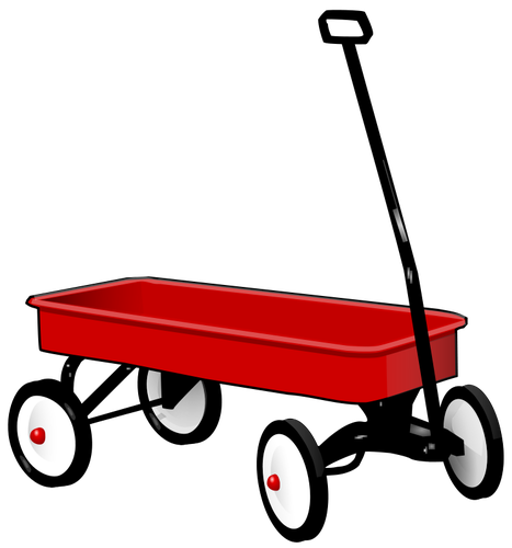 Leksak vagn vektor illustration
