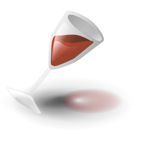 Gelas anggur vektor ilustrasi