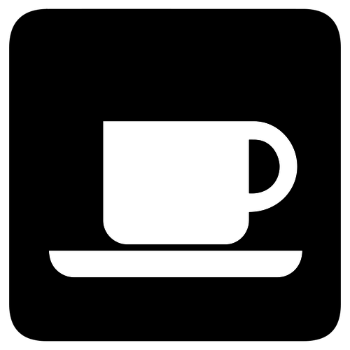 Vektor ikonen fÃ¶r kaffe
