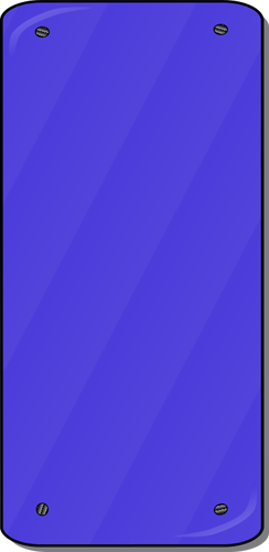 Imagen vectorial panel azul