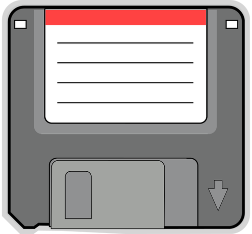 PC disquete vector de la imagen