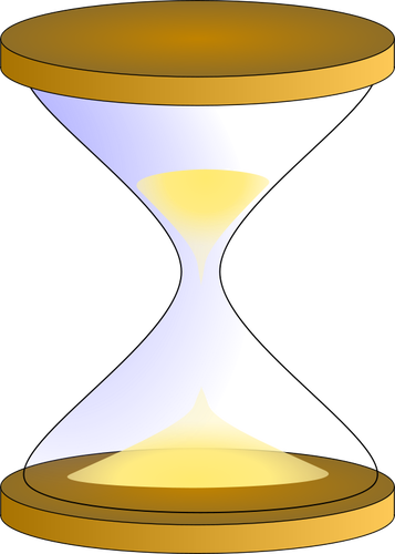 Sandglass timer vektorbild
