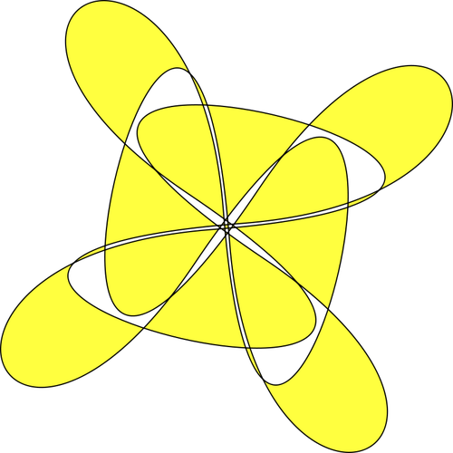 Image vectorielle motif jaune