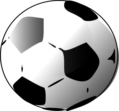 IlustraciÃ³n vectorial de balÃ³n de fÃºtbol