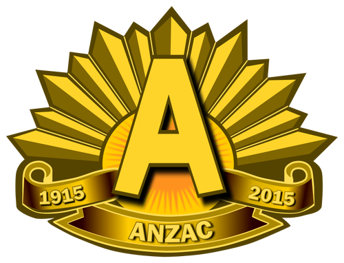 Anzac logotipo 1915-2015