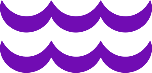 Symbole dâ€™Aquarius violet