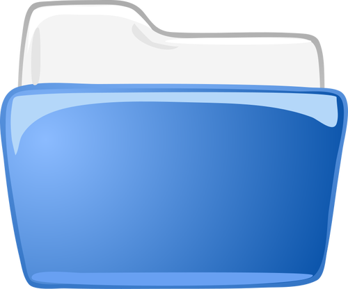 Icon folder biru