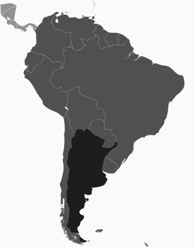 Argentina karta