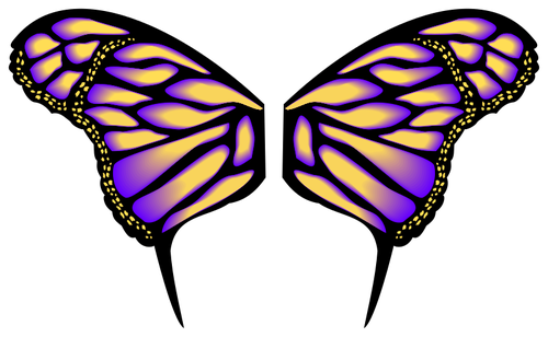 Imagen mariposa gradiente