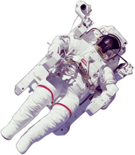 Gambar vektor astronot