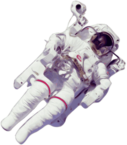 Csmonaut vector afbeelding