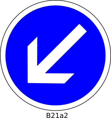 A la izquierda direcciÃ³n sÃ³lo letrero vector imagen