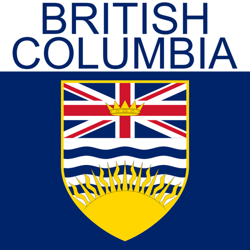 British Columbia symbool vector tekening