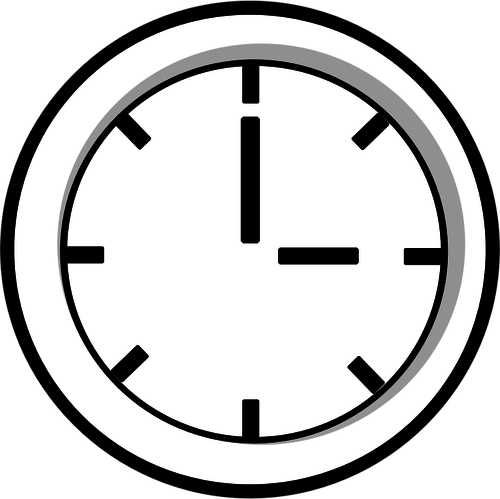 BPM temps symbole vecteur illustration