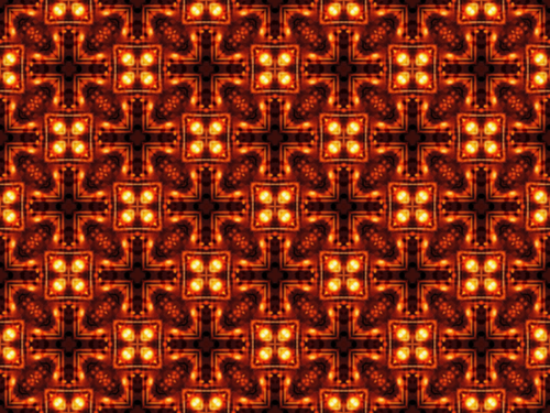 Background pattern with orange light