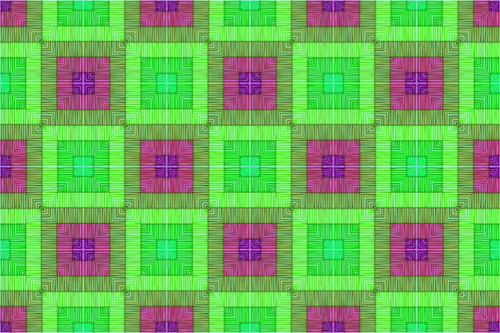 Patroon van de achtergrond met paarse en groene tegels