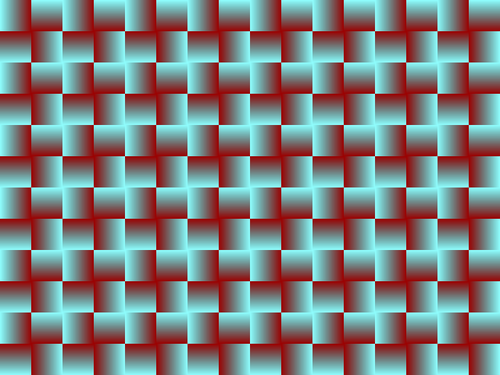 Squares with red borders