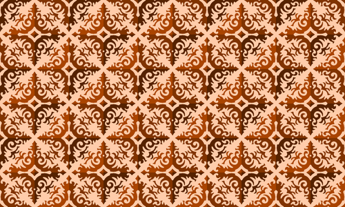 Brownish pattern on tiled wallpaper