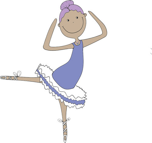 Danseur de ballet de dessin animÃ©