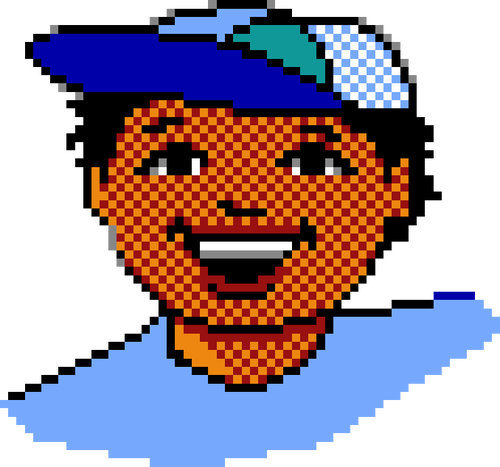 Child with baseball cap