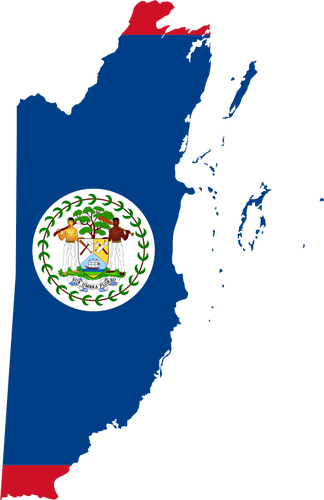 Karte von Belize