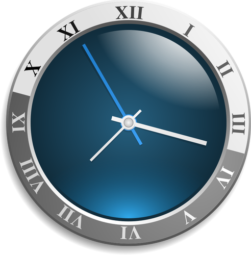 Imagen de vector de reloj de pared moderna