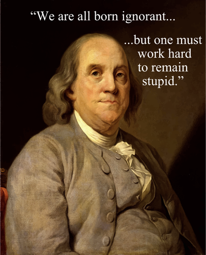 CitaÃ§Ã£o de Benjamin Franklin