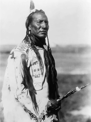 Svart-hvitt Indian Chief