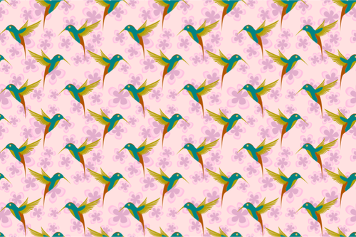 Vogel-Muster-Vektor-Bild