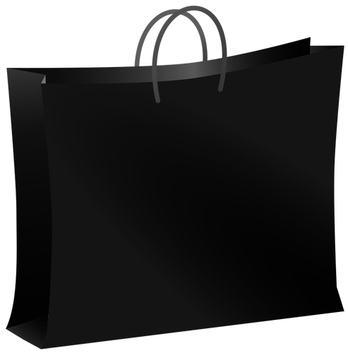 Black bag vector image