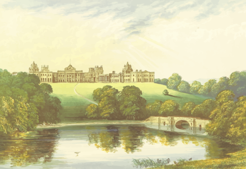 Blenheim Palace vector afbeelding