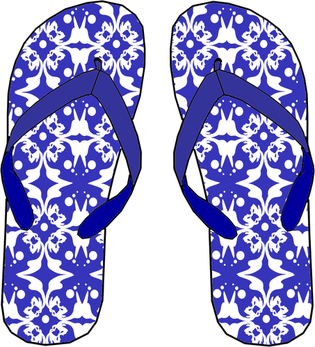 Flip-flops azuis