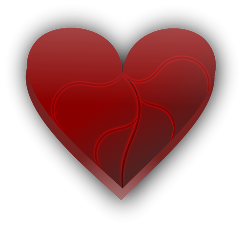 Broken heart vector clip art