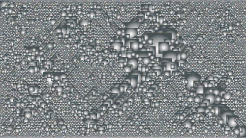 Polygones de papier peint gris