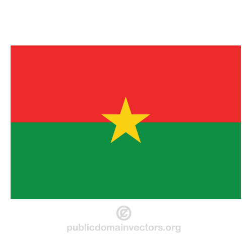 Burkina Faso vector vlag