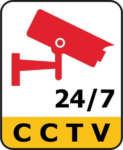 Camera surveillance symbol