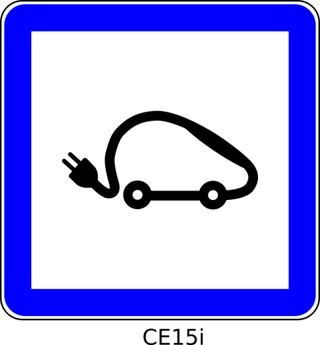 Elektriske kjÃ¸retÃ¸y symbol
