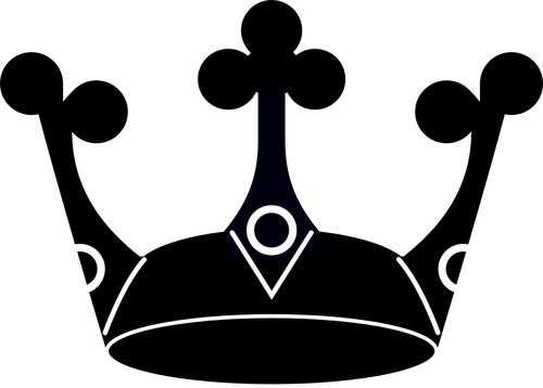 Simple crown silhouette