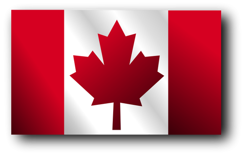 IlustraÃ§Ã£o do vetor bandeira canadense