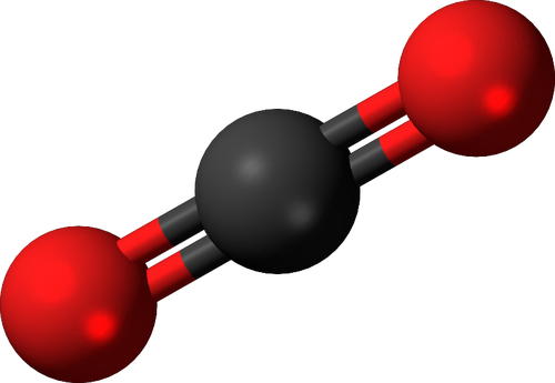 Koldioxid molekyl