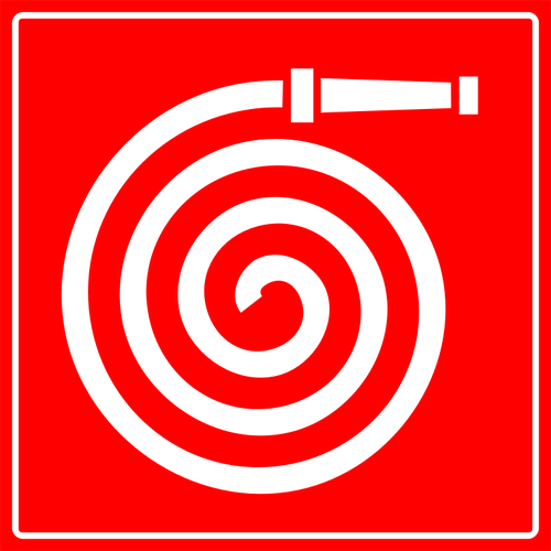 Vektor illustration av brandpost tecken