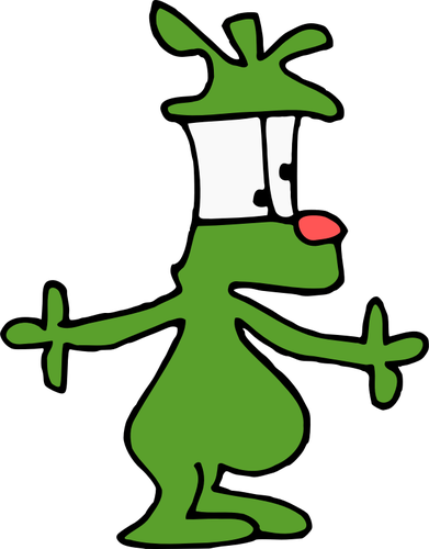 Verde caricaturÄƒ figura