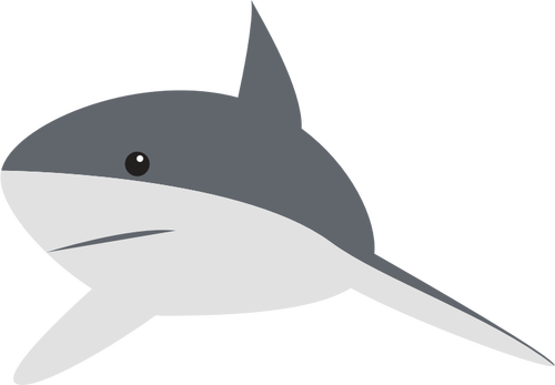 Cartoon shark bild