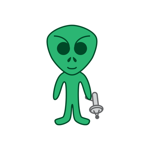 KreslenÃ½ alien