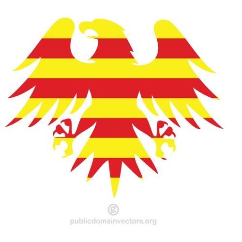 Eagle met vlag van CataloniÃ«