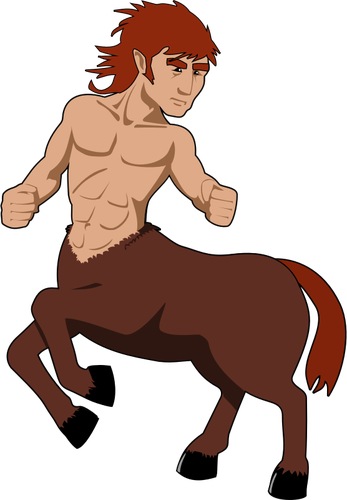 Grafica vectoriala de roÅŸcatÄƒ centaur